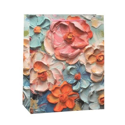 Цена за 12 шт. Пакет подарочный 26x32x12см Цветы / 5405L /уп 12/384/210 г - Галеонтрейд фото 4