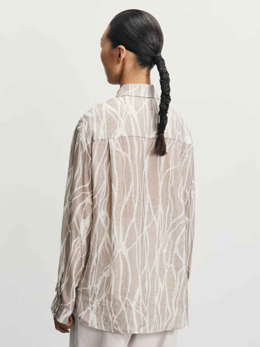 Блузка из вискозы с принтом / Zarina  фото 5