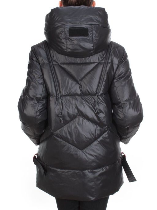 8912 BLACK Куртка зимняя женская CORUSKY (200 гр. холлофайбера) - Fashion фото 5