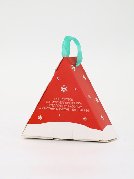 Бомбочки для ванны Снеговик, 3 шт х 40 г, сахарное яблоко, URAL LAB