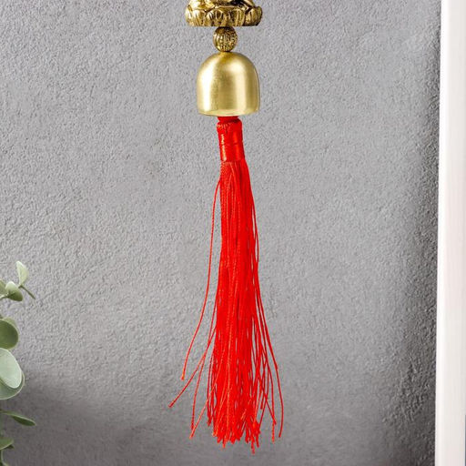 Цена за 2 шт. Колокольчик металл Будда 1 колокол 30х3,5х3,5 см - Simaland фото 3