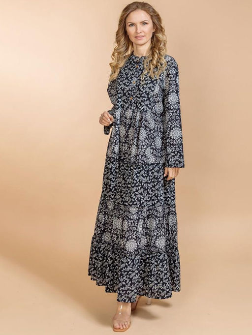 Платье (хлопок) №25-584-5 (Лето 2025) - Ганг фото 2