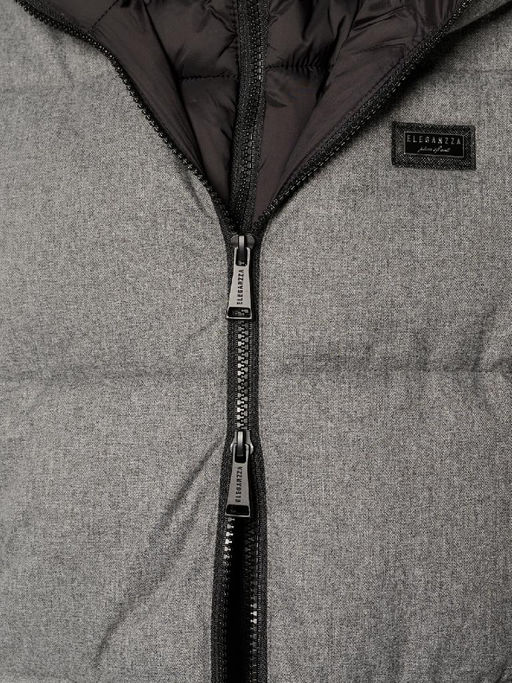 Пальто женское 12411-23044 grey melange/black - Eleganzza фото 7