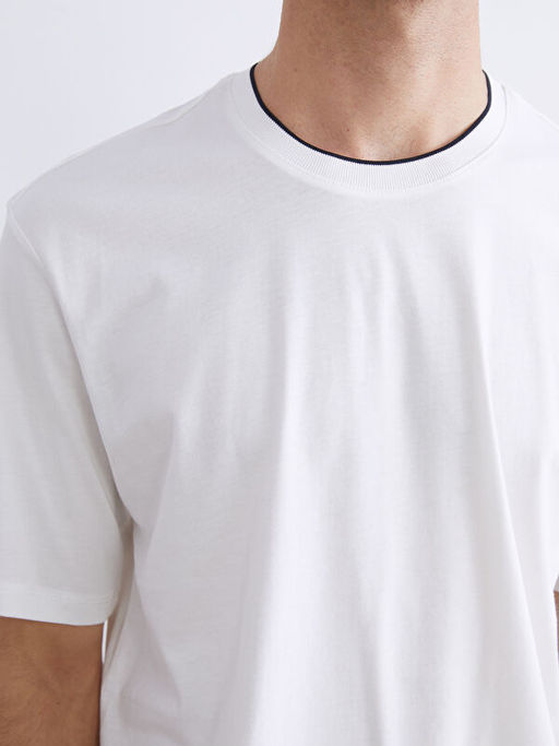 Bisiklet Yaka Penye Erkek Ti??rt