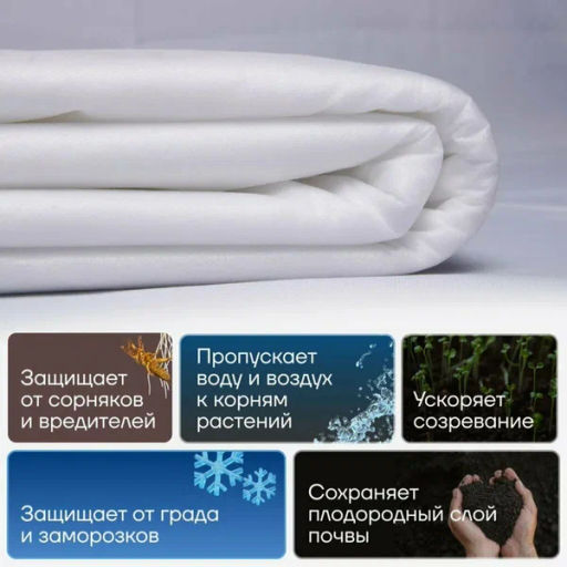 Укрывной материал 60мкм 3,2*10м белый - Парников фото 9