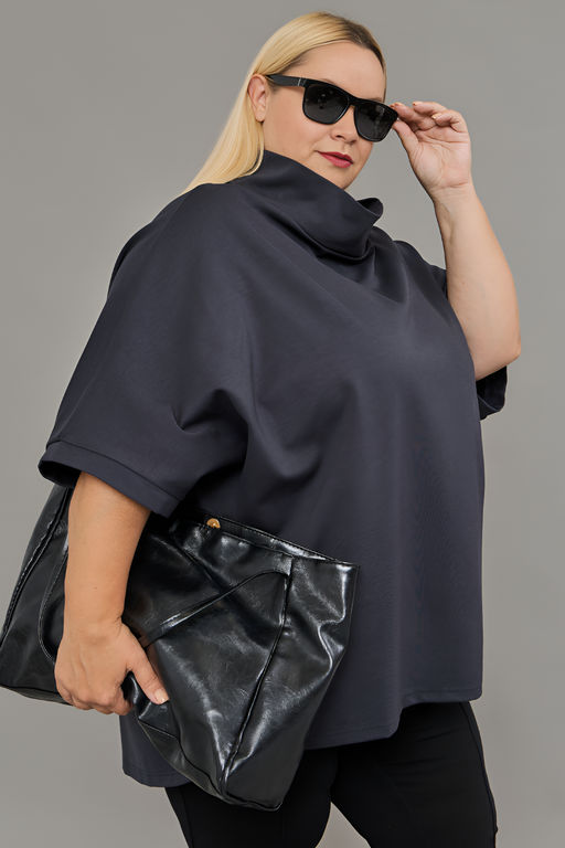 Блуза-туника больших размеров нарядная Б-02