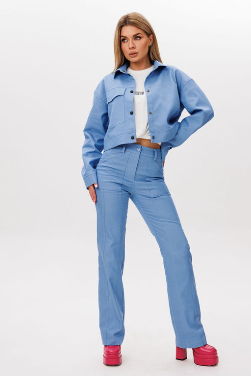 Брюки AmberA 1011в голубой фото 4
