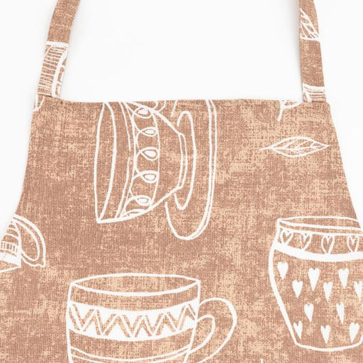 Фартук Доляна Cup of tea 60х65см, 100% хлопок, 164 г/м2  фото 5