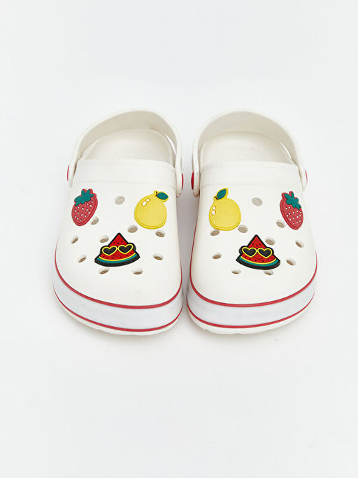 Meyve Fig?rl? K?z ?ocuk Plaj Sandaleti