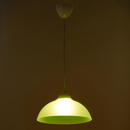 Люстра BayerLux «2211/1», 1×15 Вт Е27, салатовый, d=29 см, h=60 см