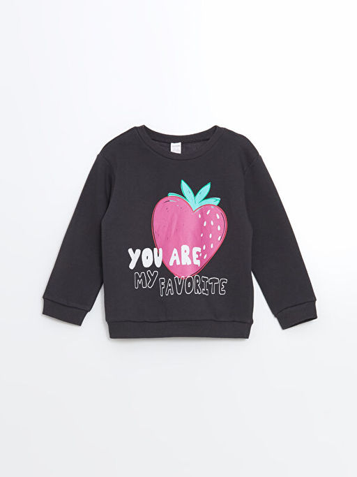 Bisiklet Yaka K?z ?ocuk Sweatshirt ve E?ofman Alt? - Waikiki фото 2