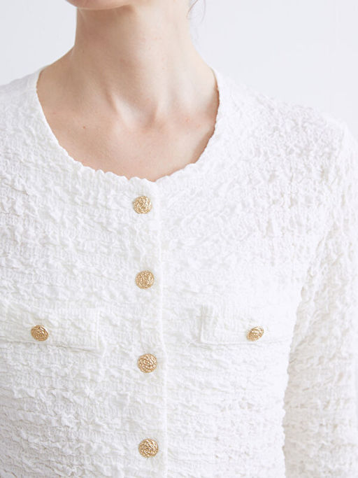 Bisiklet Yaka Dokulu Kad?n H?rka