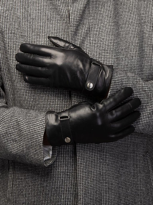 Перчатки мужские 100% ш HP986 black - Eleganzza фото 5