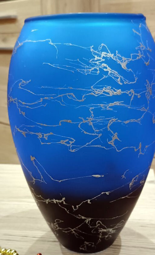 Ваза Ст 24см Клавдия Паутинка-3 большая 2701522112 (286612) /DANIKS/  фото 9