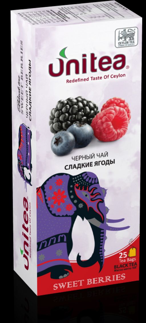 UNITEA. Sweet berries карт.пачка, 25 пак.