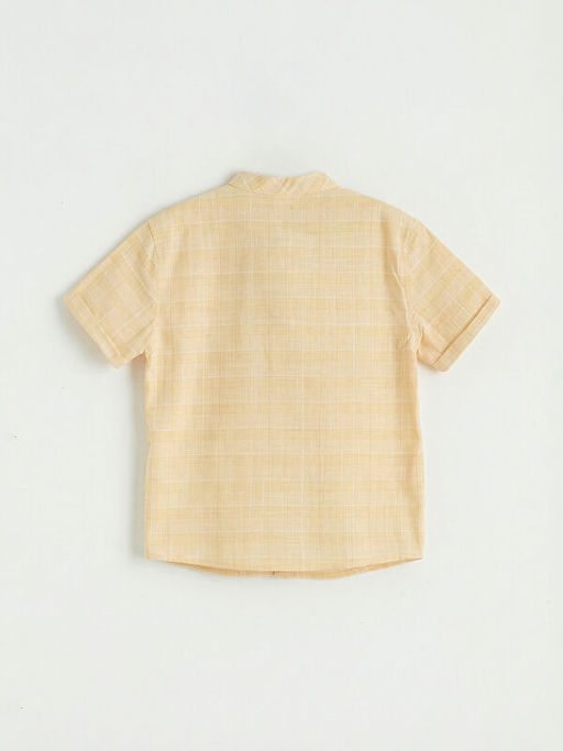 Hakim Yaka K?sa Kollu Erkek ?ocuk G?mlek