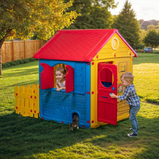 Домик игровой, с забором