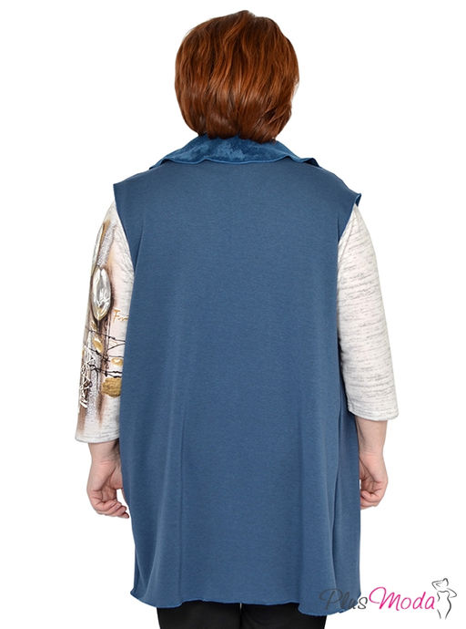 Жилет Модель №522 размеры 44-84 - Plusmoda фото 9