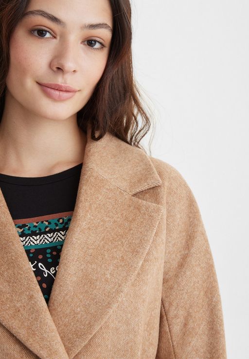 Пальто женское LA-201337-LС, 
светлый кэмел - Steinberg фото 4