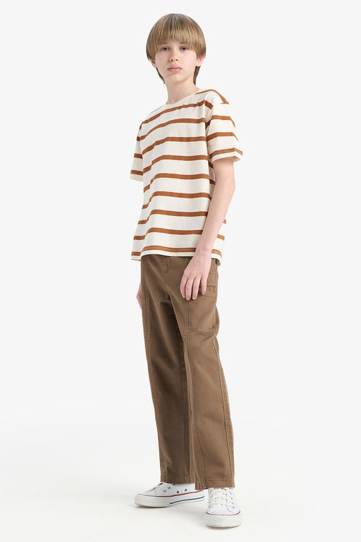 %100 Pamuk Loose Fit Pantolon Erkek _ocuk - Defacto фото 4