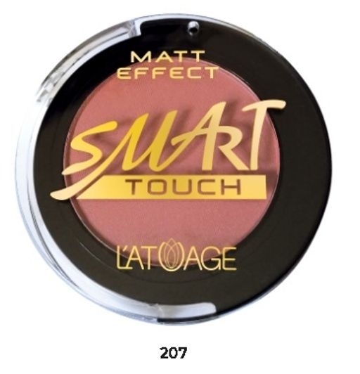 Latuage Румяна компактные SMART TOUCH №207 розово-персиковый