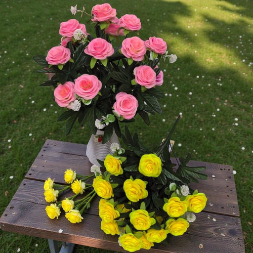 Розы, букет 18 голов, высота 50cm - Buro фото 3