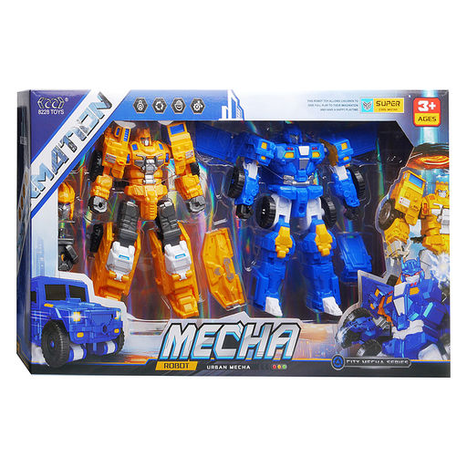 Робот трансформирующийся в спецтранспорт, в коробке