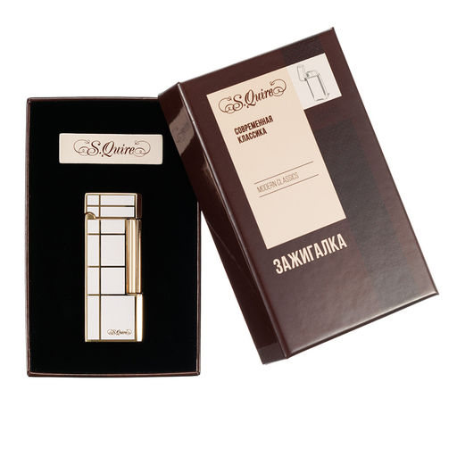 Зажигалка S.QUIRE FL068-White  фото 6