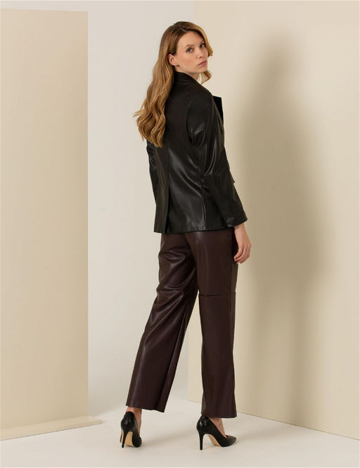 Kahverengi Deri Pantolon - Pierre cardin фото 4