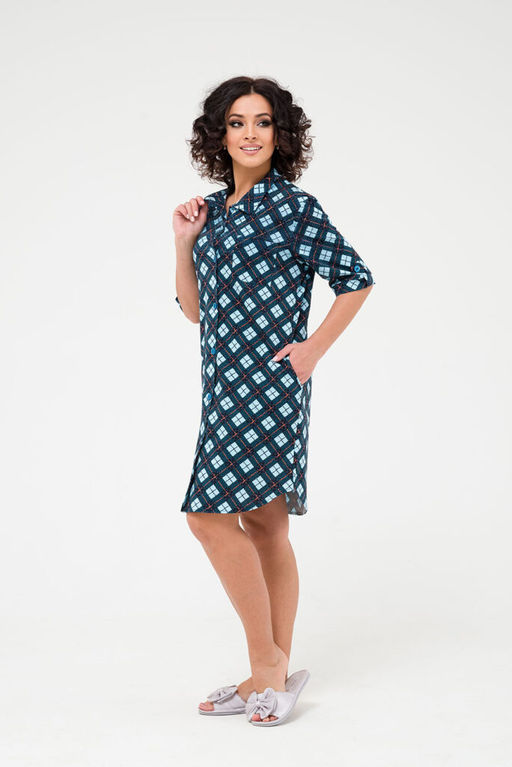 Халат-рубашка Туфелька (46-60) - Serenada фото 3