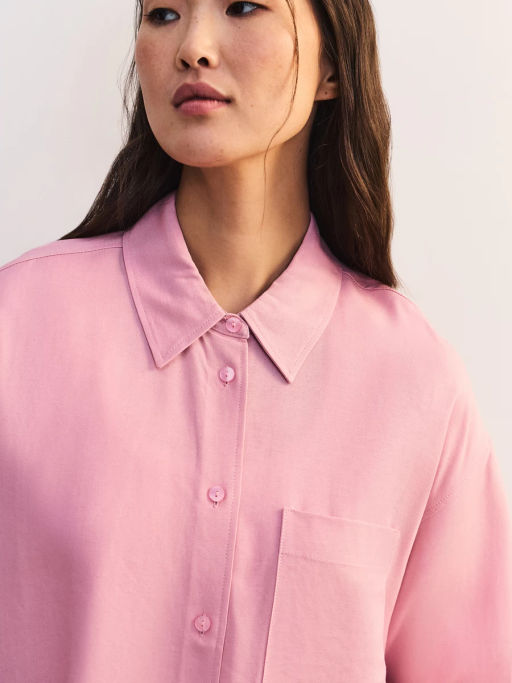 Льняная блуза свободного кроя ZR2605012008-90 / Zarina