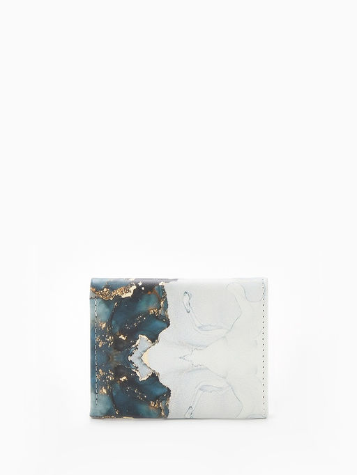 Кошелёк женский на кнопке, 10?1.5?8 см, с принтом, розовый