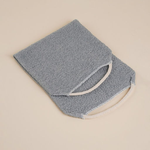 Мочалка - лента массажная SL Home «Ортика», хлопок, 48×21 см, серая