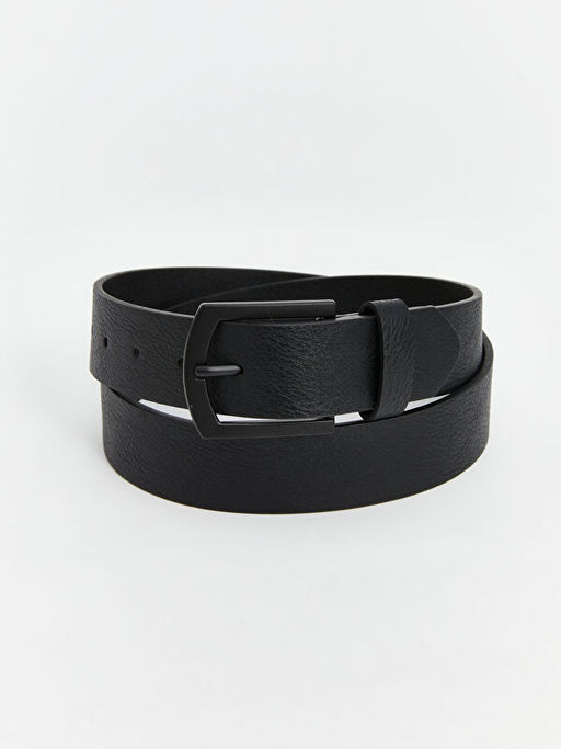 Deri G?r?n?ml? Erkek Kemer 2li