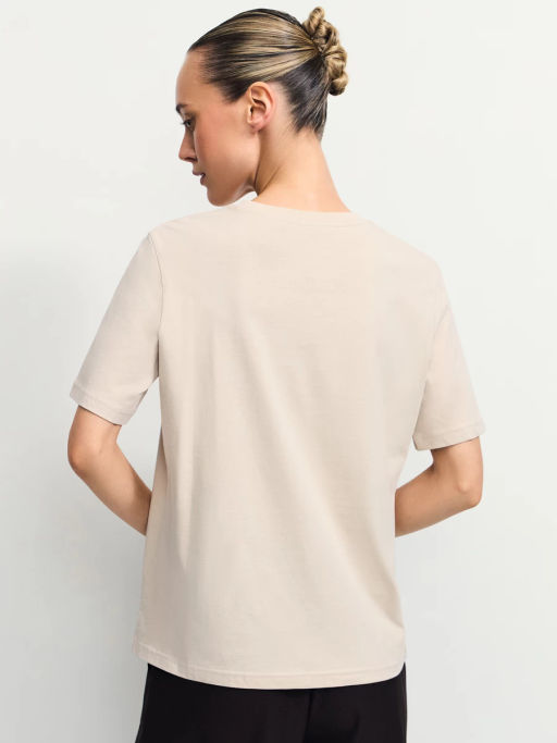 Базовая футболка из хлопка / Zarina  фото 4