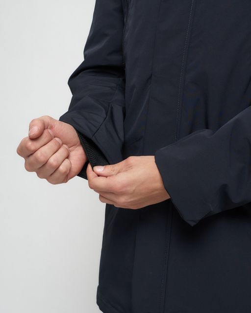 Парка спортивная мужская с капюшоном темно-синего цвета 3369TS - Wonderrman фото 13