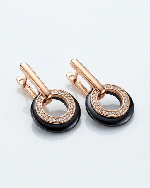 Серьги с керамикой