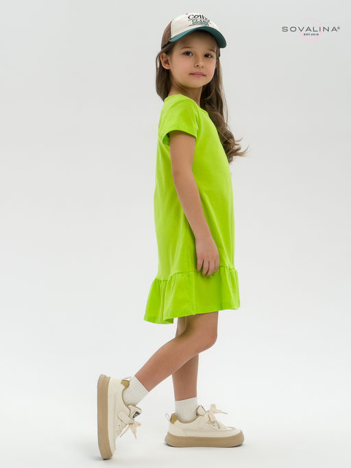 Платье Алиса салатовая - Sovalina фото 9