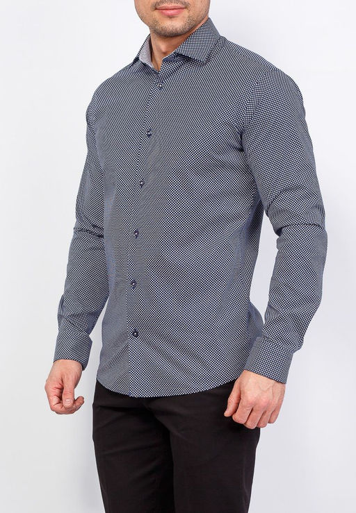 Сорочка мужская длинный рукав GREG 223/137/06/Z/1 STRETCH  фото 9