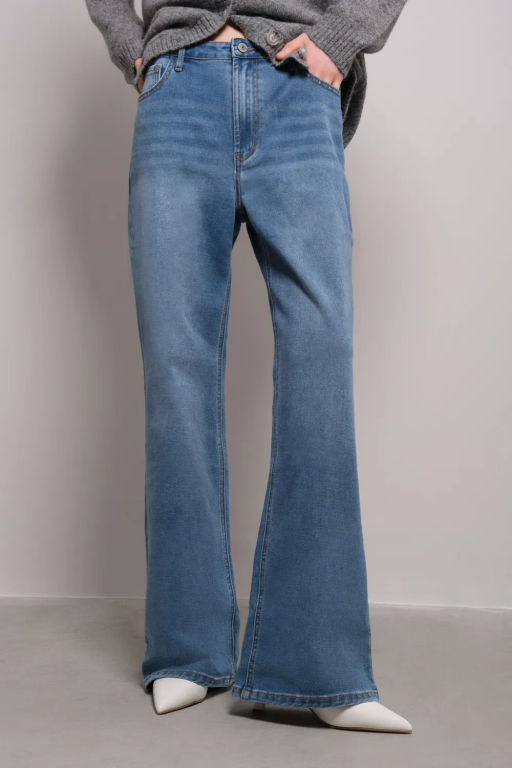 Светло-синие джинсы Bootcut - Incity фото 3