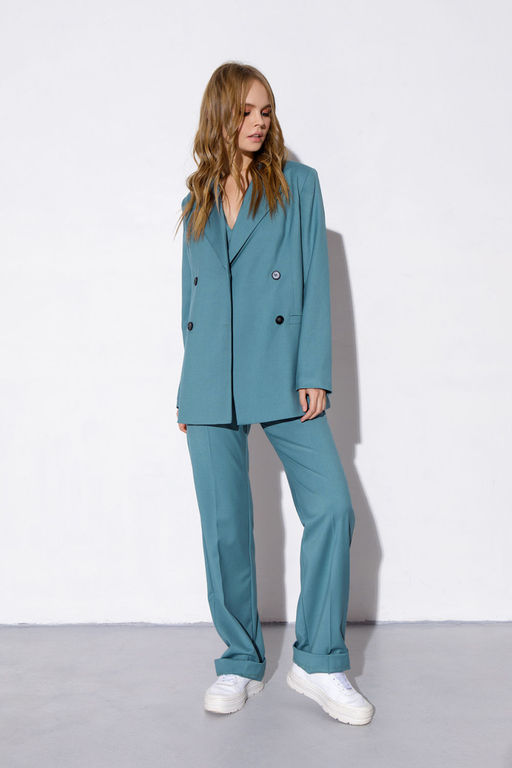 Костюм Pirs 3809 серо-бирюзовый  фото 5