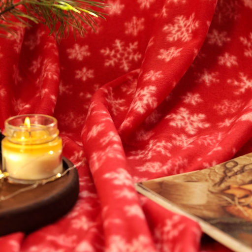 Плед новогодний «Экономь и Я. Snow», 150×130 см, 100% п/э