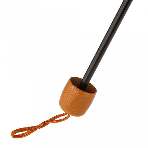 Зонт механический "Шотландка" плащевка, 8 лучей, д/купола 94см, 3 сложения, 24см в сложенном виде, пластмассовая ручка, сине-коричневый, 210гр (Китай)