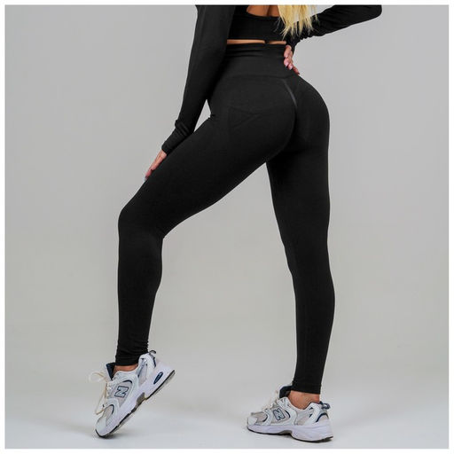 Легинсы женские спортивные ONLYTOP, размер 46 (L), чёрные