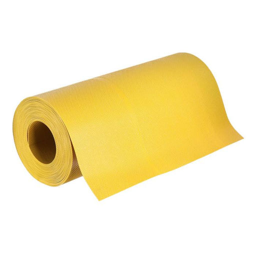 Лента бордюрная, 30 см×10 м, толщина 1.2 мм, пластиковая, жёлтая, Greengo
