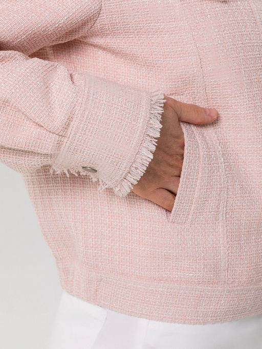 Жакет бомбер с декоративной бахромой - Stilla фото 6