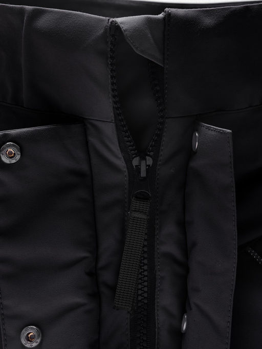 Парка зимняя подростковая для девочки с капюшоном черного цвета 9538Ch - Mtforce фото 20