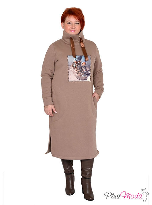 Платье Модель №1449 размеры 44-84 - Plusmoda фото 2