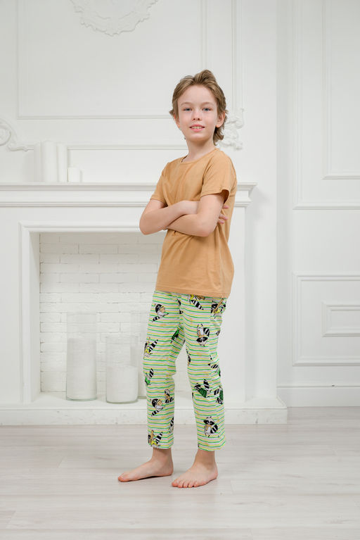 Пижама детская из кулирки Фантазия енот - Амадэль фото 3