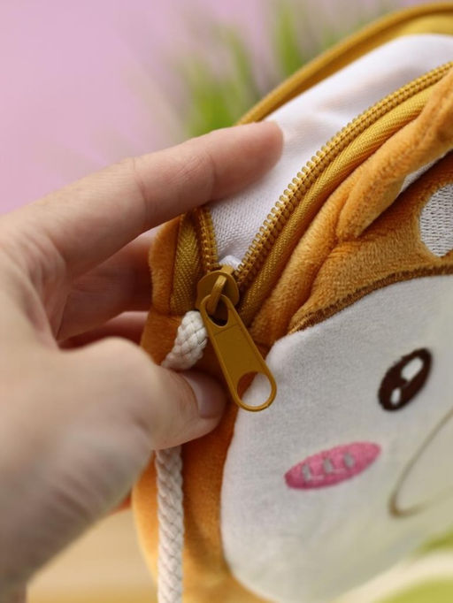 Сумочка плюшевая "Fox", orange (16*14 см)